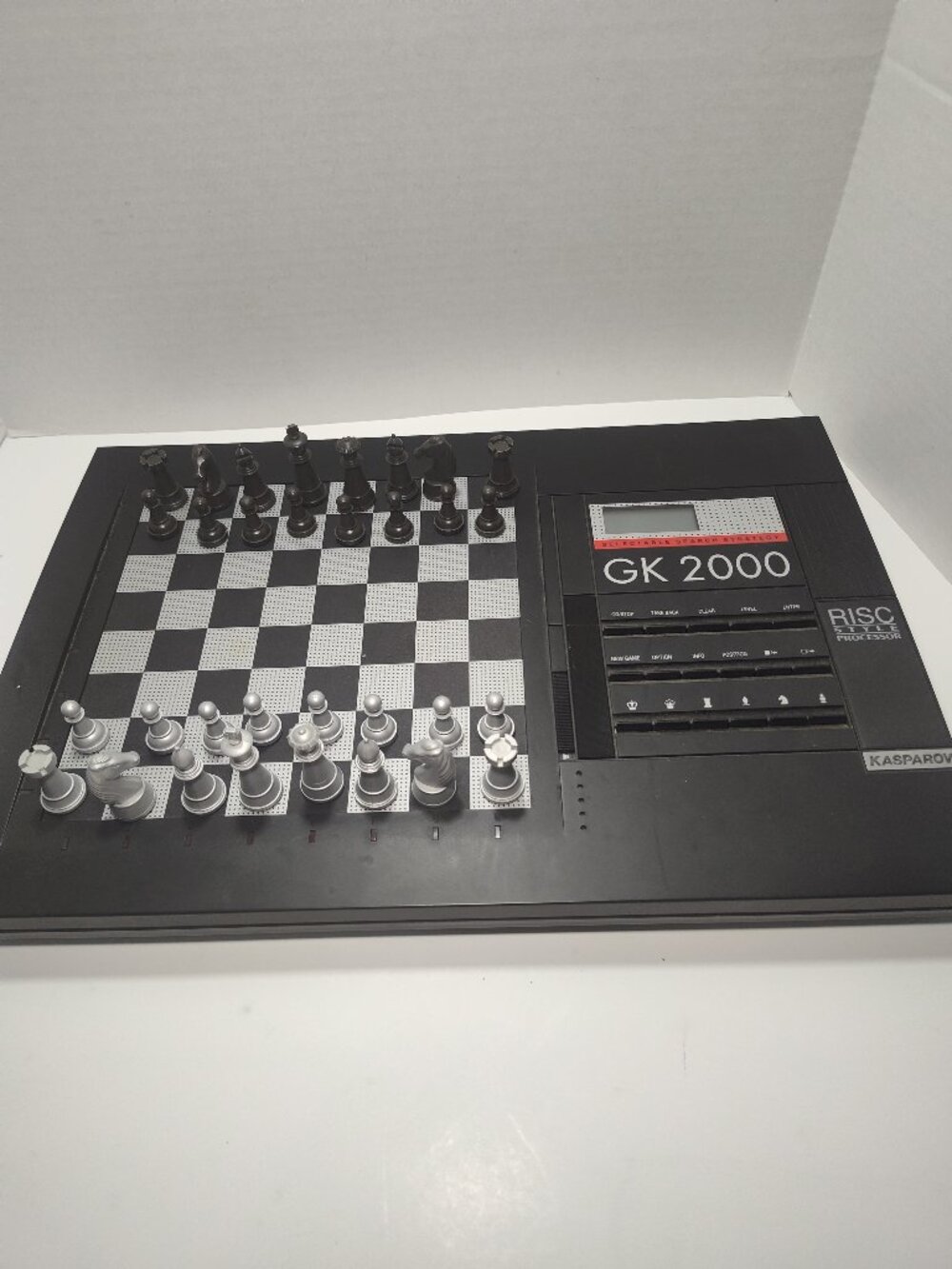 Saitek Kasparov GK 2000 Electronic Chess Computer Tested Works Complete w/Manual